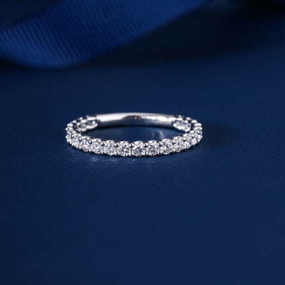 1.2 ct Round Cut Lab Grown Diamond  Infinity Wedding Band