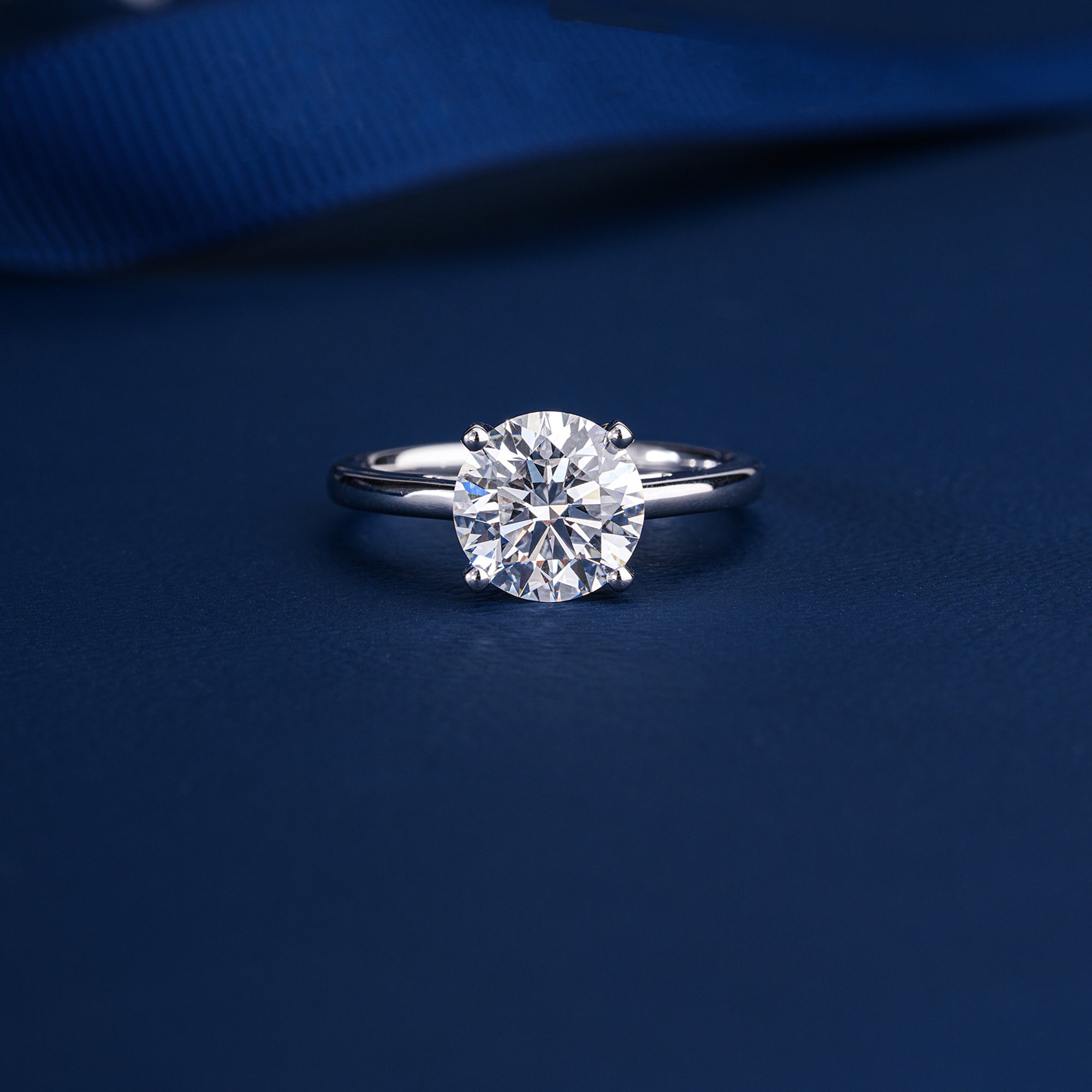 2.30 Ct Round Brilliant Solitaire Diamond Ring