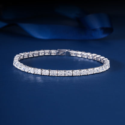 Radiant Lab Grown Diamond Tennis Bracelet