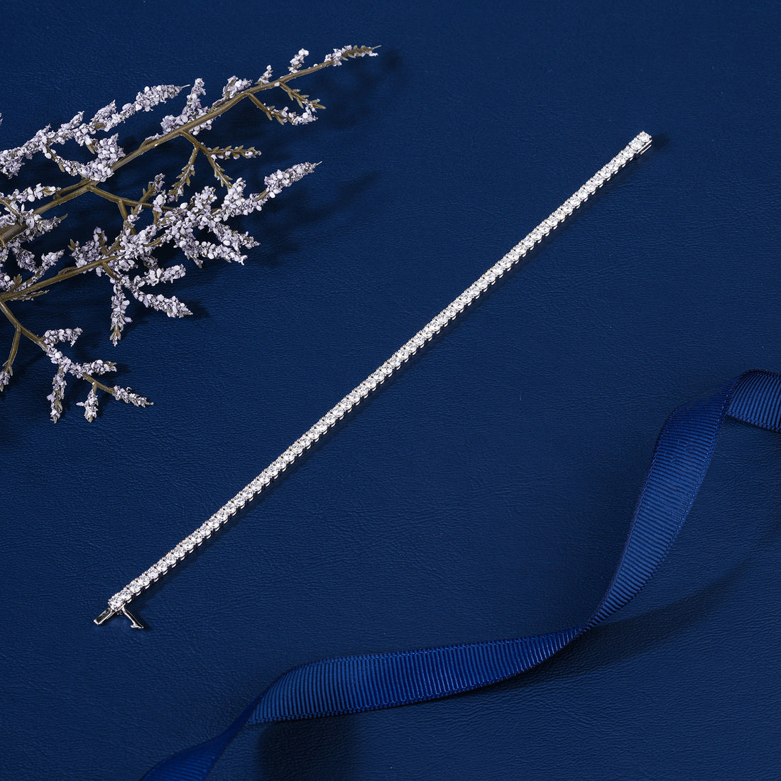 Stunning 13.868 CTW Lab Grown Diamond Tennis Bracelet Premium 4mm Round Shape Iconic Jewelry