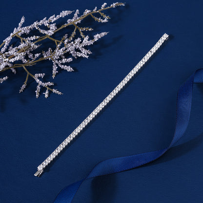 Oval Lab Grown Diamond Tennis Bracelet