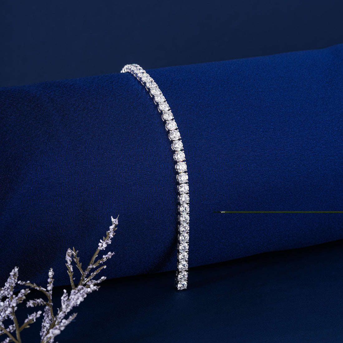 IGI Certified 11.20 CTW Lab Grown Diamond Tennis Bracelet Premium 3.5 MM Round Shape Iconic Jewelry for Bridal Party