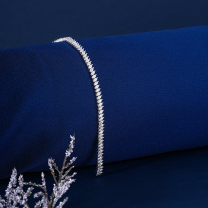 Marquise Lab Grown Diamond Tennis Bracelet