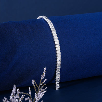Radiant Cut Lab Grown Diamond Tennis Bracelet